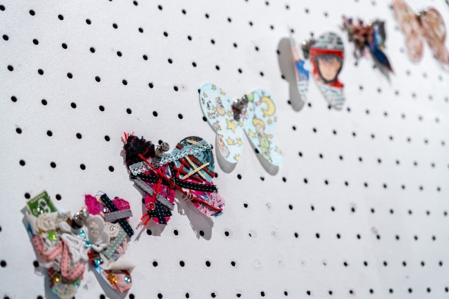 近500幅蝴蝶创作显示“破茧成蝶”,湖美为新生办展