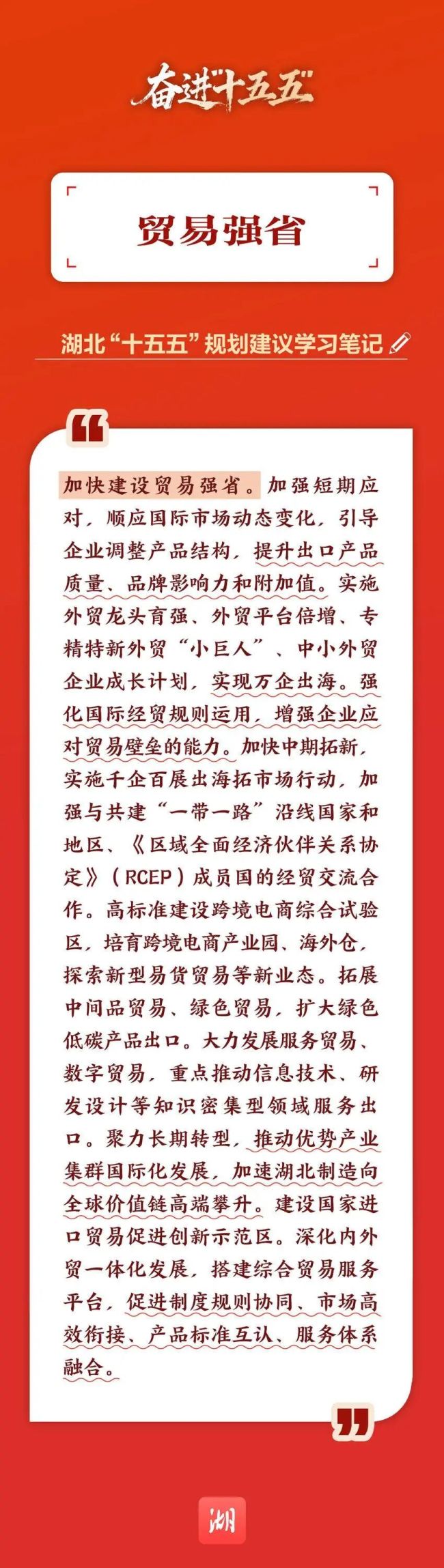 划重点丨奋进支点，湖北加快建设“13个强省”