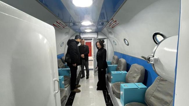 蔡甸医疗添新翼 济和医院高压氧舱启用 共筑健康武汉新防线