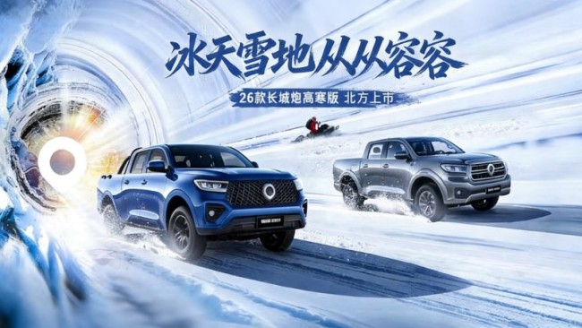 “寒冬守卫者”上线！2026款长城炮高寒版12.38万元起