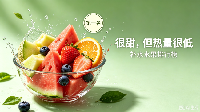 这种水果很甜,热量却很低,还是补水第一名