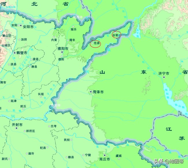 河南省濮阳市,为何有一条"功夫腿"踹向山东?