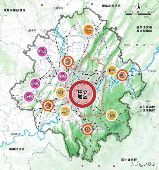 重庆都市圈面积有多大？四川广安为何前途不可限量