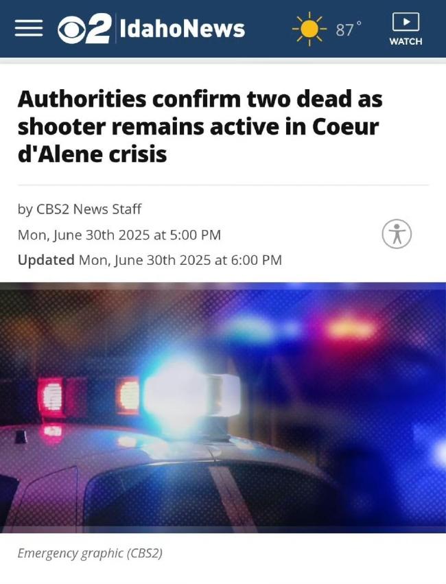 美国袭击消防员的枪手已死亡 恶性谋杀事件凸显社会问题