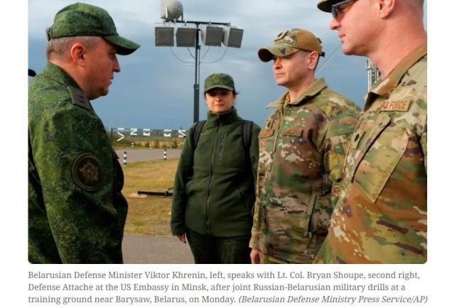 俄白举行军演为何邀请美观摩 缓和关系信号