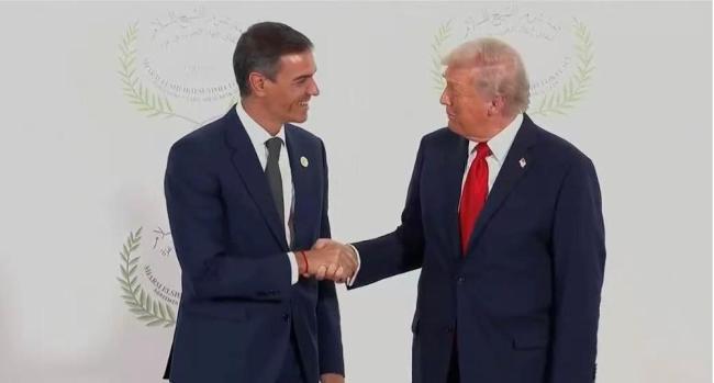 特朗普会见西班牙首相 峰会外交新篇章