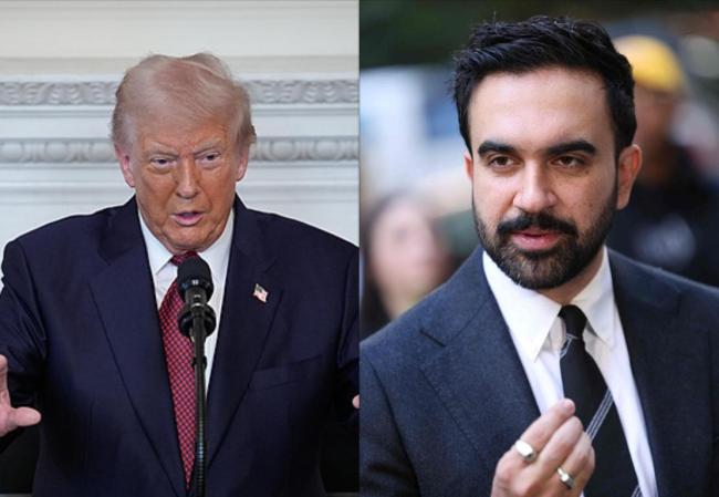 纽约当选市长公开叫板特朗普 自称是其“噩梦”