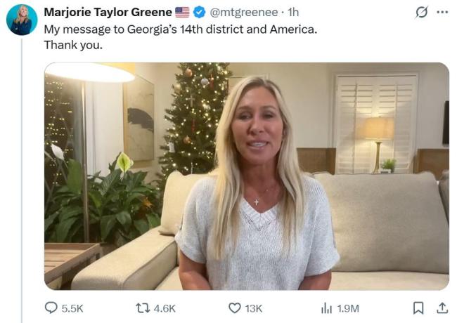 特朗普对昔日盟友格林辞职表态 好消息