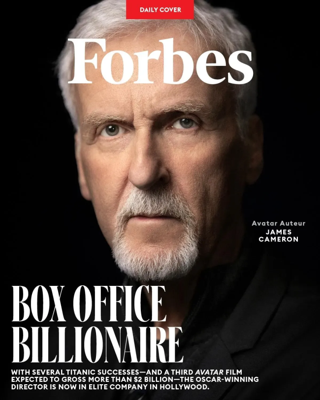 詹姆斯·卡梅隆成为福布斯亿万富翁，电影票房奇