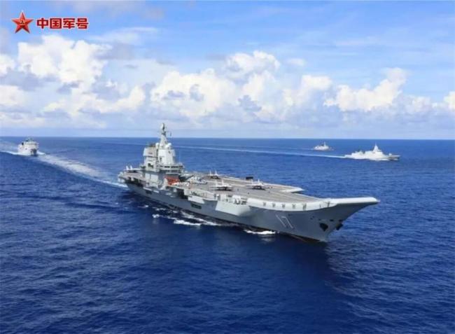 中国首艘自主研发国产航母下水9周年 山东舰驰骋深蓝