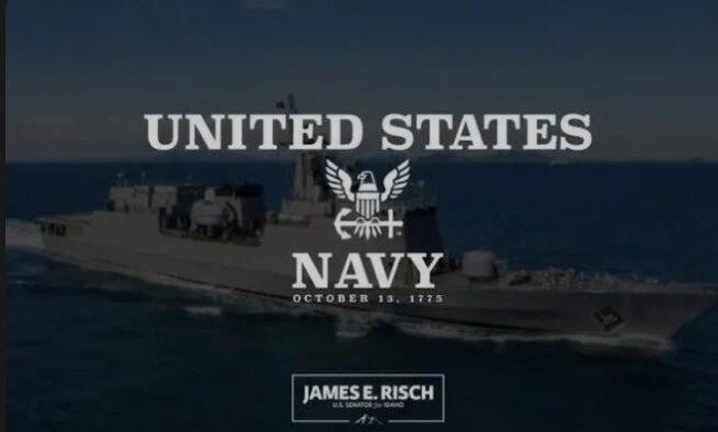 尴尬，美国议员为美海军庆生，用了中国造军舰照片