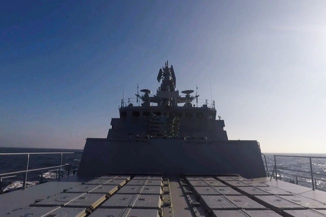 俄罗斯在黑海举行大型海军演习