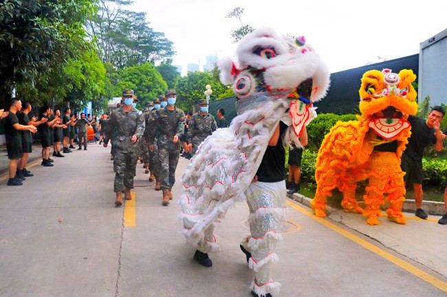 舞狮欢迎