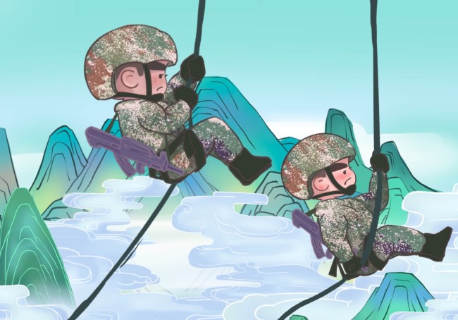 漫画｜有种安全感叫“中国军人”