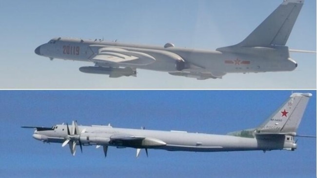 韩媒称中俄军机飞入韩防空识别区