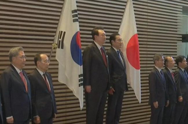 尹锡悦：日本是全球议程伙伴，两国不应再为历史恩怨对抗，国民应“共同迈向未来”