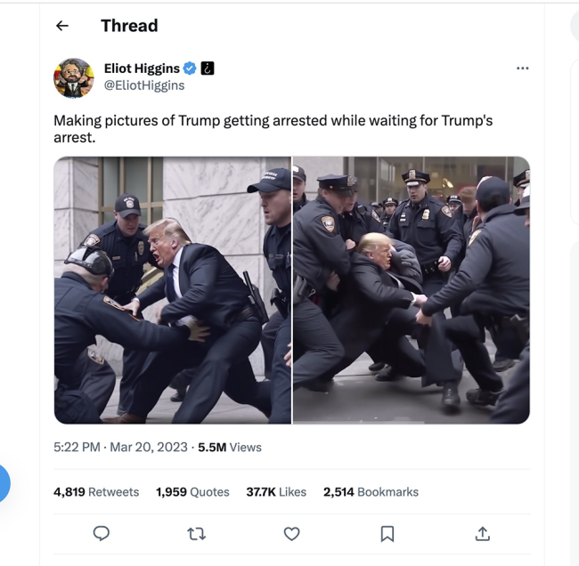 特朗普被警察围殴逮捕？又是它搞的事