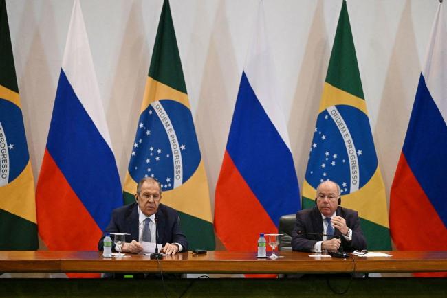 拉夫罗夫访问巴西 称俄愿意尽快结束俄乌冲突 美国情报显示，俄乌双方战略目标将落空