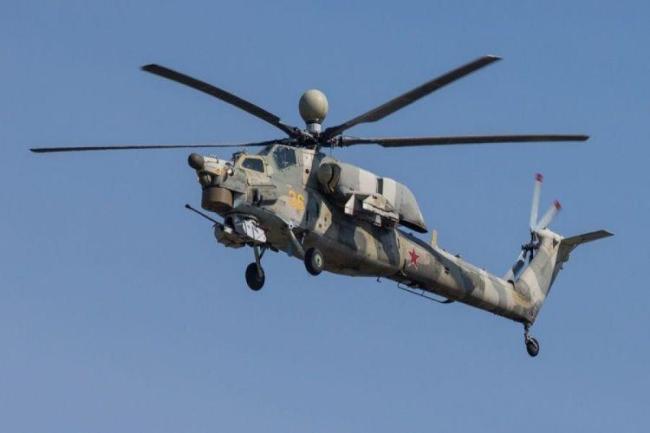 俄军一架米28直升机在克里米亚坠毁，两名飞行员身亡