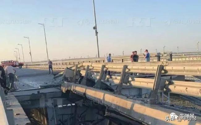 克里米亚大桥又被炸了，普京撂下一句狠话