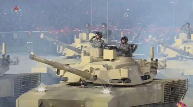 “金玛塔”来了？朝鲜首次公开坦克主动防御系统，连中国都没装备