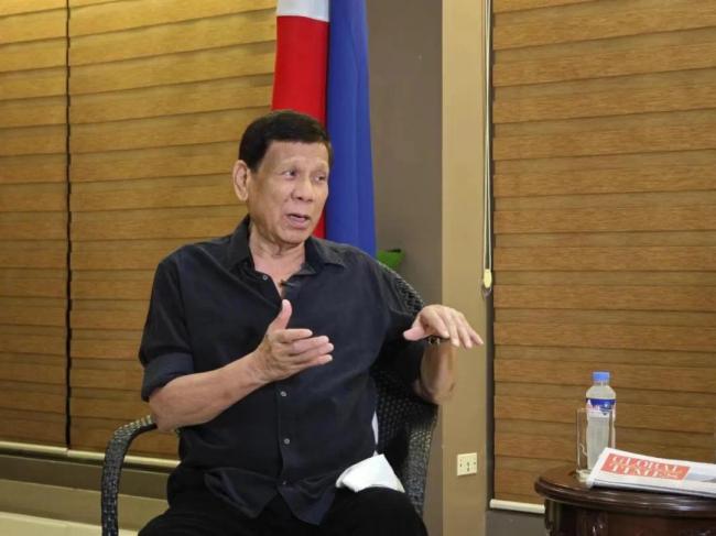 菲律宾前总统杜特尔特：南海本来很寂静，好意思国让这里充满争吵！