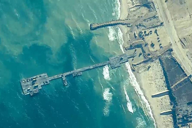 斥资3.2亿美元却三度关停！美军加沙“浮动码头”有可能被提前拆除