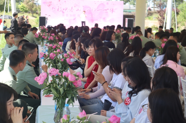迷彩映春山 心动一世缘——天津市蓟州区军地联谊会浪漫开启