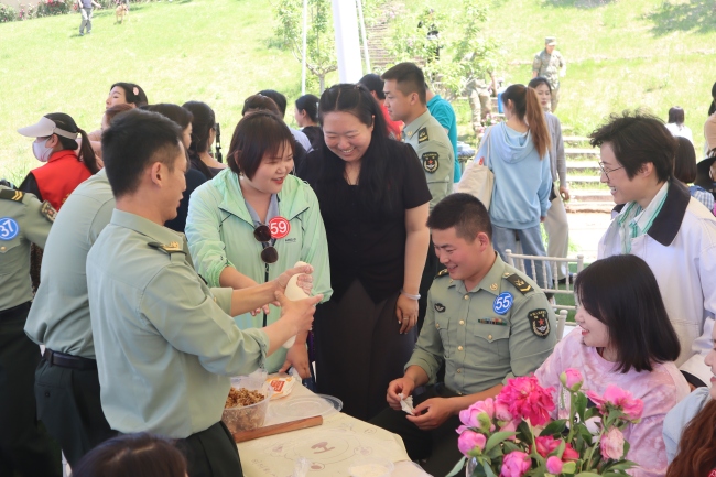 迷彩映春山 心动一世缘——天津市蓟州区军地联谊会浪漫开启