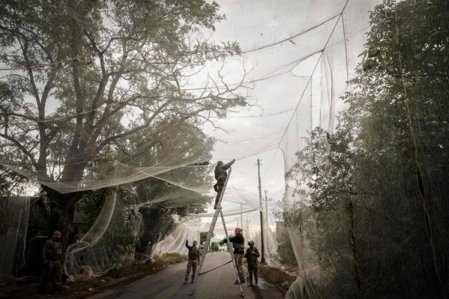 台军采购摩梭绳、竹子，学乌克兰制作防护网