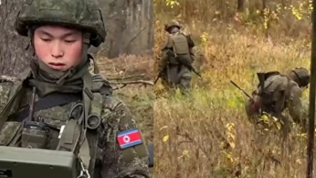 朝武装力量工程部队在俄排雷画面曝光