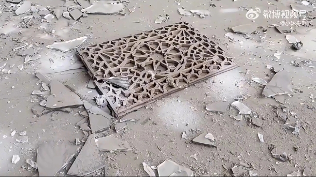 伊朗玫瑰宫遭袭前后对比 文化遗产受损引发关注