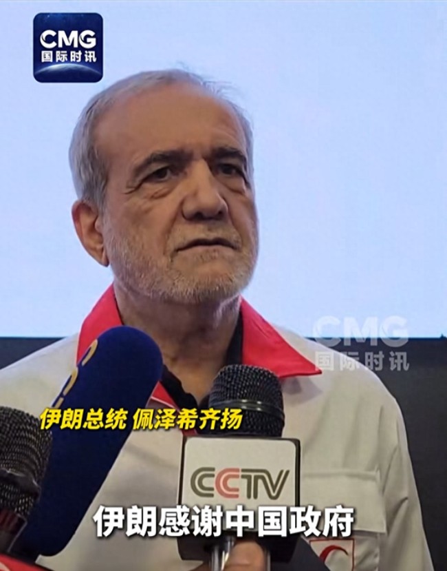 伊朗总统感谢中国 期待继续巩固关系