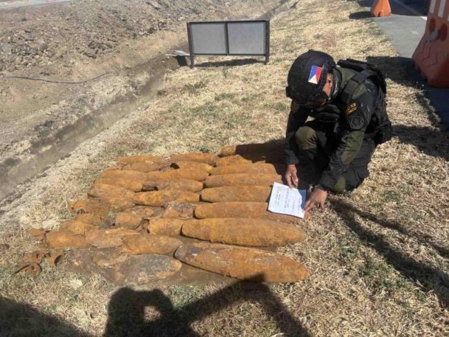 马尼拉机场发现锈蚀炸弹 施工现场再遇军遗物