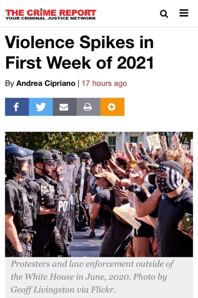美国犯罪率飙升，2020年暴力案件频发，2021年仍难见好