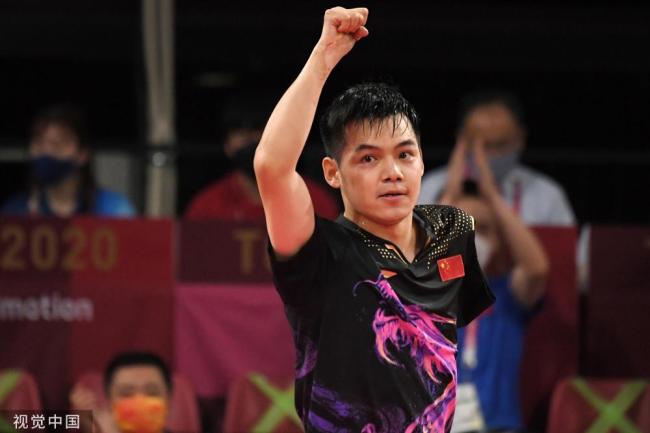 乒乓球男子单打MS8级 赵帅胜乌克兰选手夺金