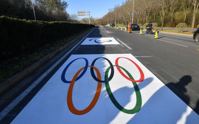 北京今起施划冬奥会、冬残奥会专用车道，目前暂未启用