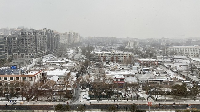 大寒时节 北京迎来2022年初雪