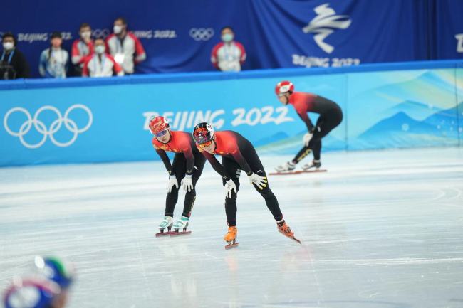 中国队晋级短道男子5000米接力决赛 
