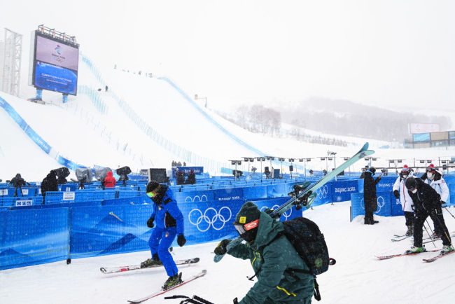 当冬奥遇上大雪，氛围感直接被拉满！