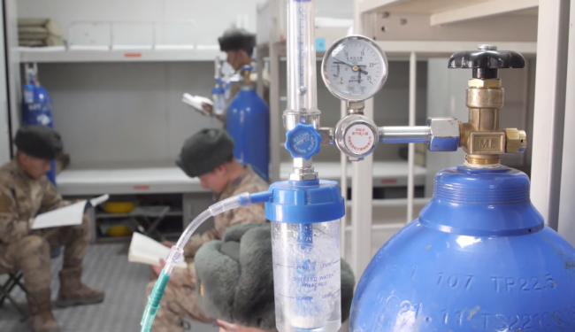 海拔5000多米！高原驻训官兵实现“吸氧自由”