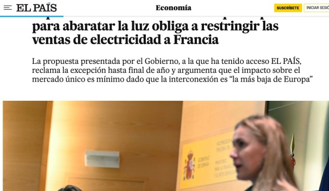 能源成本飚升 西班牙计划向法国涨电费