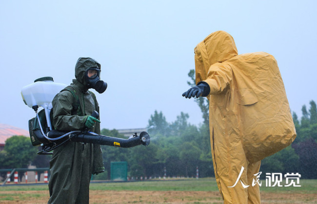 郑州武警开展降魔神兵应急演练