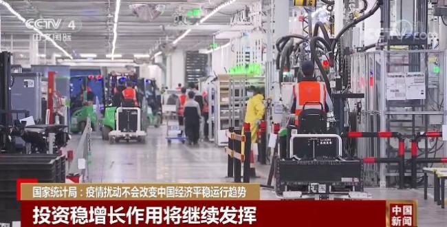 疫情扰动不会改变中国经济平稳运行趋势