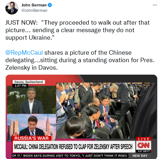 CNN承认涉中国代表团报道失实