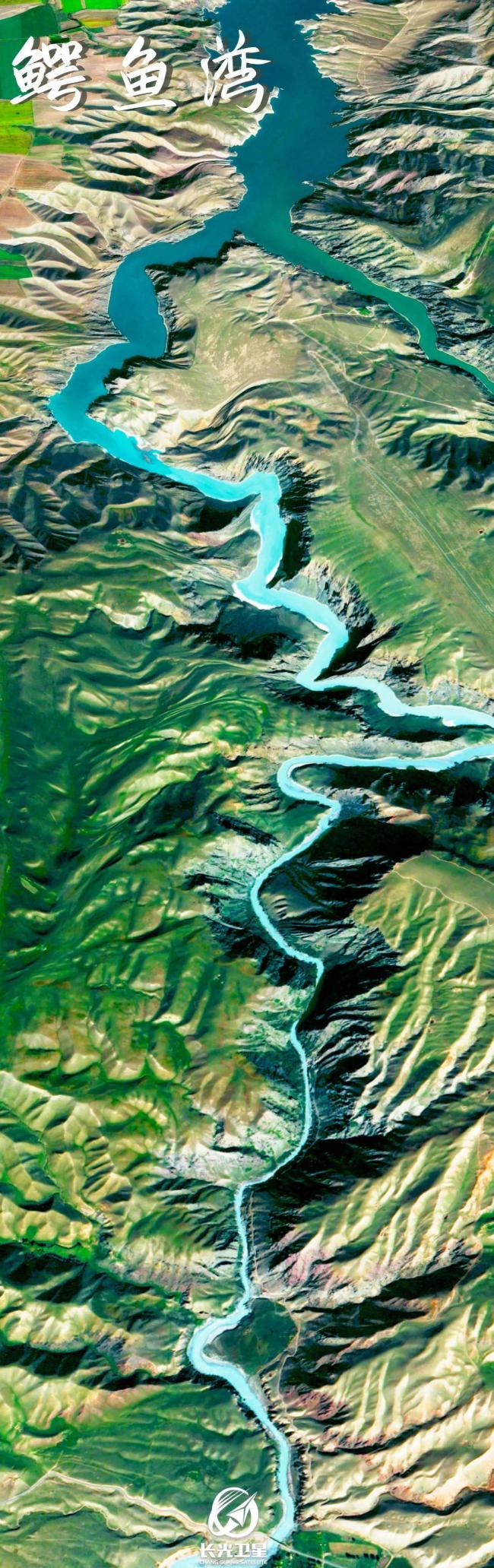 卫星图看中国河流 大地脉络一目了然