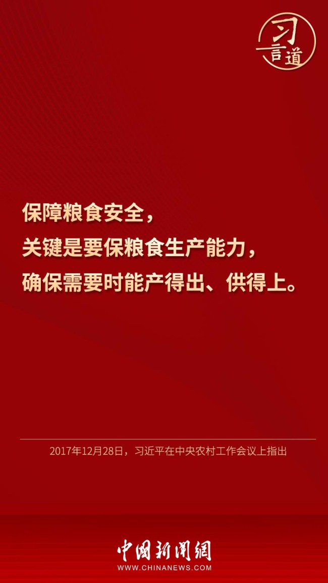 習(xí)言道｜“夏糧豐收了,，全年經(jīng)濟就托底了”