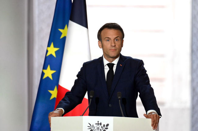 马克龙：法国坚持独立外交政策 不做任何大国附庸