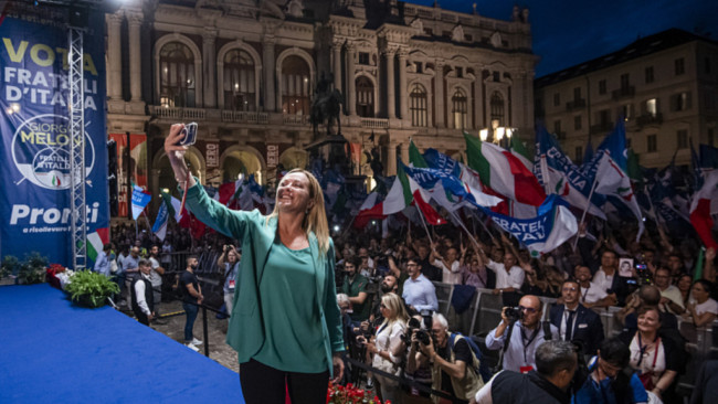 意大利有望迎首位女总理 欧盟被指试图介入意选举