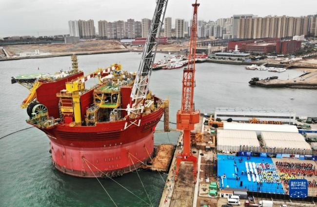 中国制造“海上油气巨无霸”顺利交付